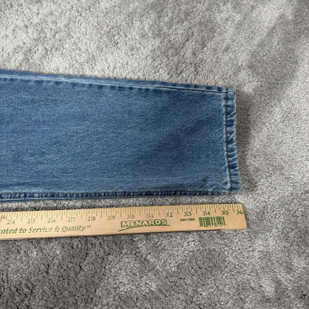 Carhartt Jeans Mens 34x36 Relaxed Blue Denim Cotton Workwear B11 STW Made In USA